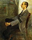 Famous Portrait Paintings - Portrait of the Painter Walter Leistilow